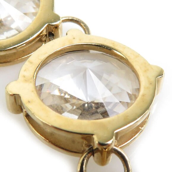 Auth MIU MIU Necklace Gold Metal/Stone - Picture 4 of 8